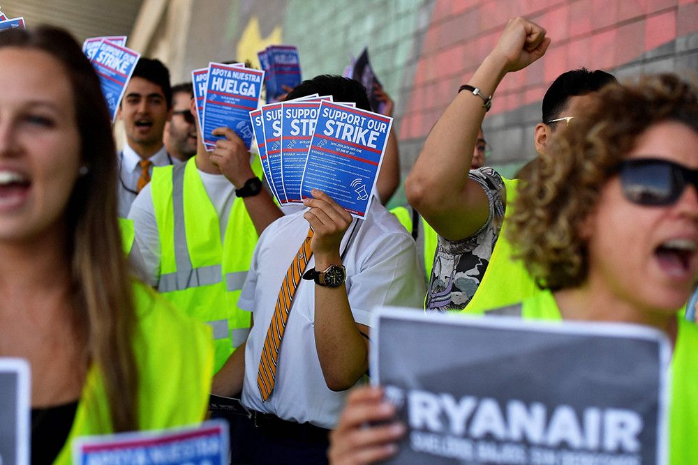 Establecidos los servicios mínimos para la huelga de Tripulantes de Cabina de Pasajeros de Ryanair