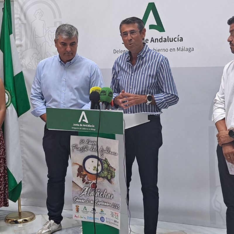 Almáchar celebra el próximo sábado su Fiesta del Ajoblanco con 4.000 litros de este plato típico