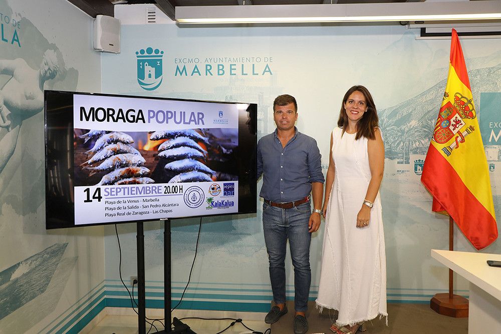 La Moraga Popular volverá a rendir homenaje al sector del turismo de Marbella, repartiendo más de 1.500 kilos de sardinas