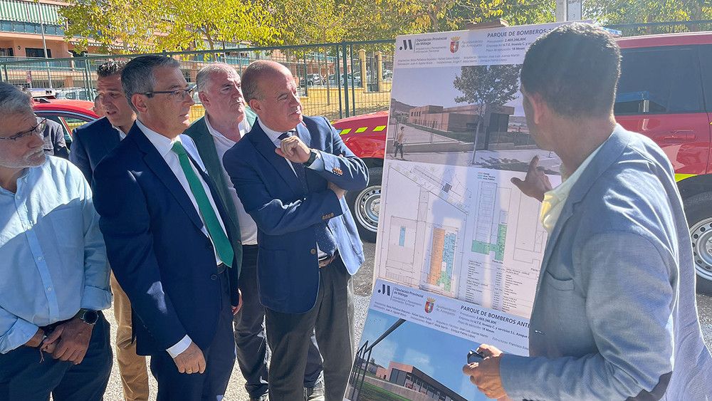 Comienzan las obras del nuevo parque de bomberos de Antequera con una inversión de la Diputación de 2,4 millones de euros