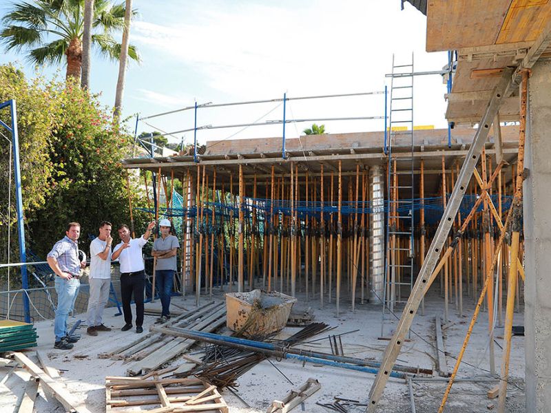 La construcción de la nueva residencia pública para mayores de Marbella se encuentra al 30 por ciento de ejecución y finalizarán en el último trimestre de 2024