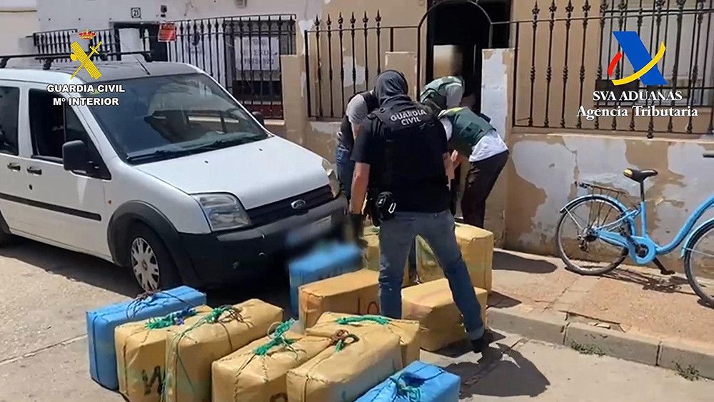Desarticulada una organización criminal dedicada al tráfico de hachís por vía marítima en Huelva