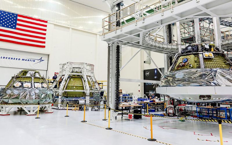 Continúan los preparativos de las naves Artemis para las futuras misiones tripuladas