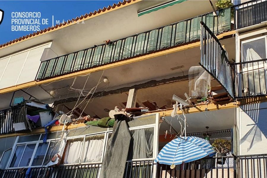 Un muerto y un herido por una explosión de gas en una vivienda de Torre del Mar