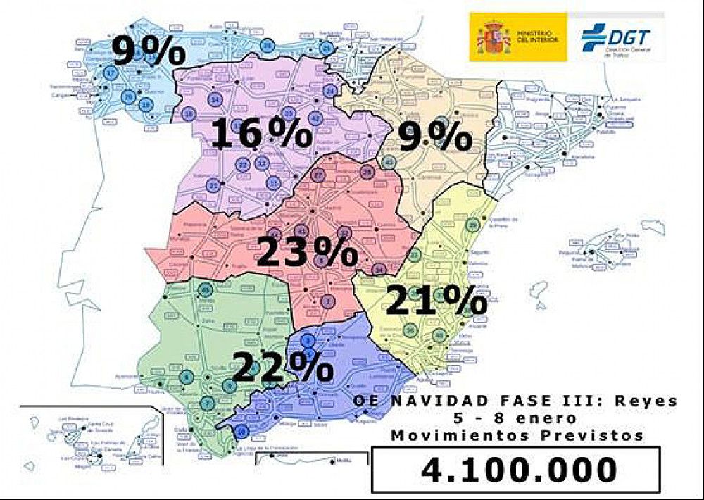 Hoy comienza el dispositivo de tráfico para la tercera y última fase de la operación especial de Tráfico de Navidad