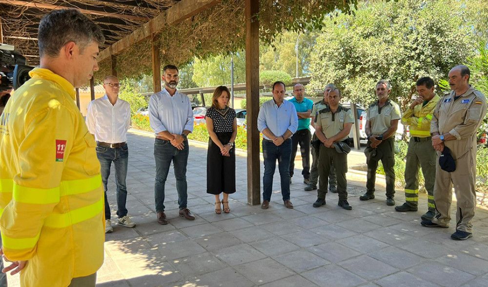 El consejero de Sostenibilidad anuncia obras inmediatas en la Sierra de Mijas tras el incendio de julio pasado