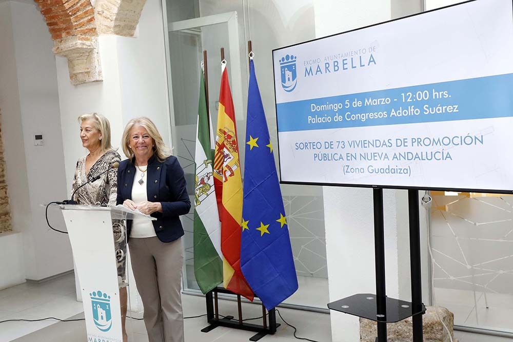 El Ayuntamiento sorteará este domingo en el Palacio de Ferias y Congresos las 73 nuevas viviendas de promoción pública situadas en la zona de Guadaiza de Nueva Andalucía