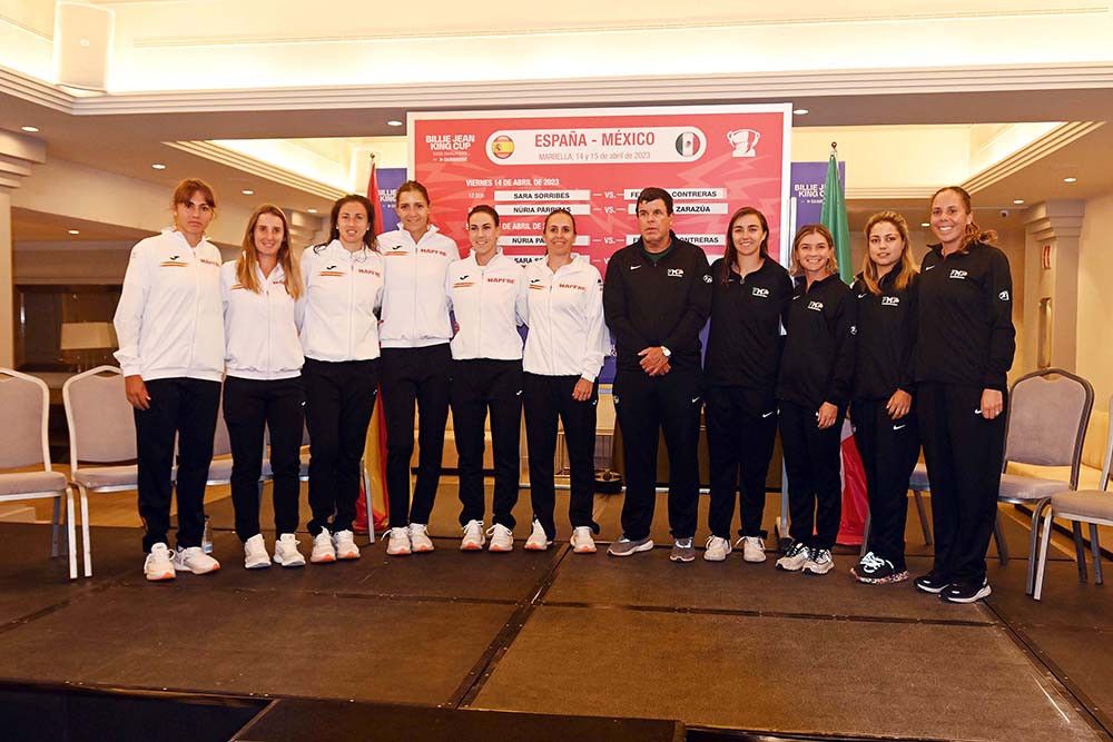 Hoy ha empezado en Marbella la eliminatoria Qualifier de la Billie Jean King Cup que enfrenta a España y México