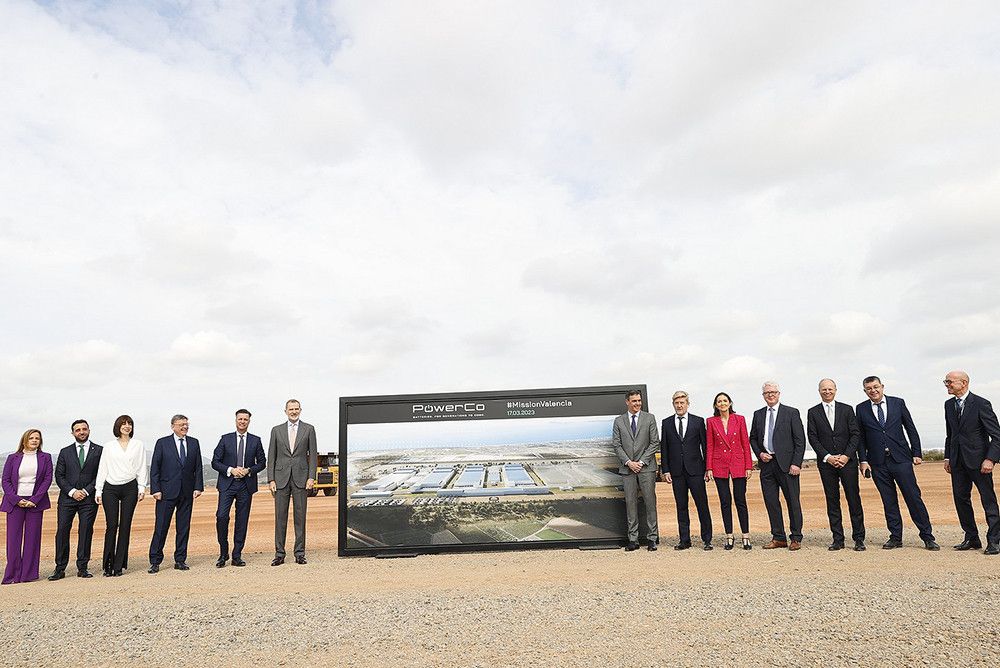 El rey preside en Valencia el acto inaugural del comienzo de la construcción de la gigafactoria de PowerCo del Grupo Volkswagen