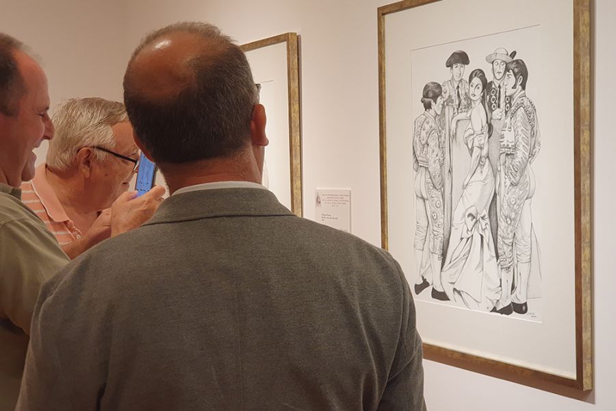 El centro cultural MVA de la Diputación acoge la exposición ‘Taurokathapsia\' del artista y veterinario Luis Alberto Calvo