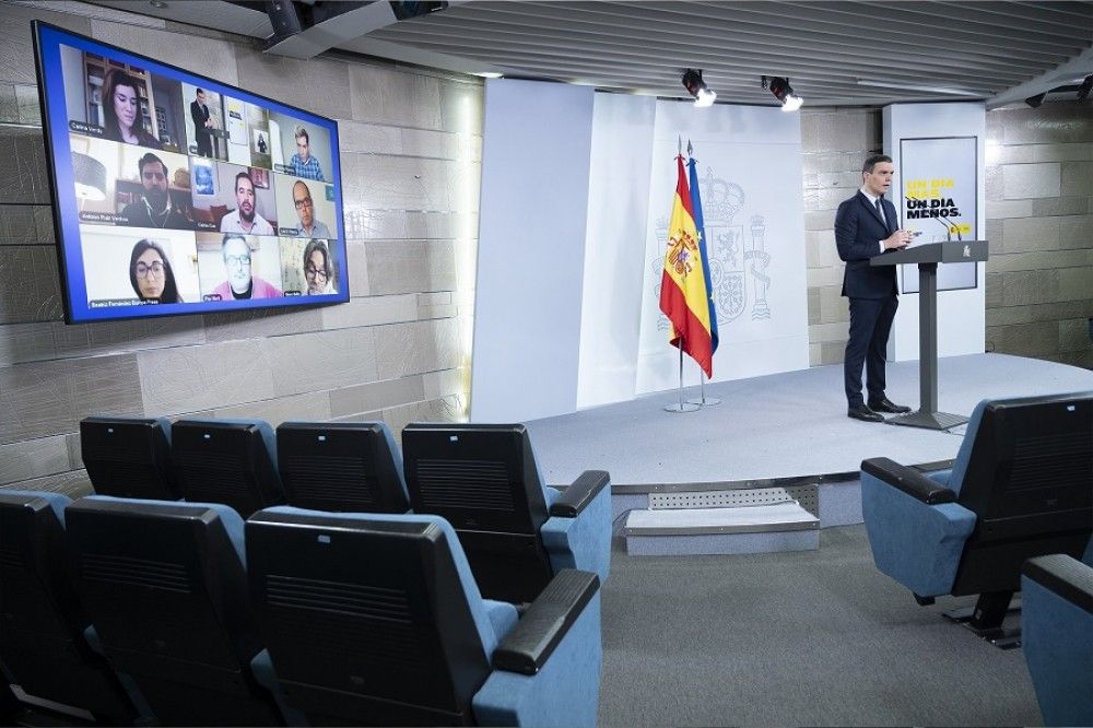 El presidente del Gobierno anuncia una nueva prórroga del estado de alarma hasta el 10 de mayo