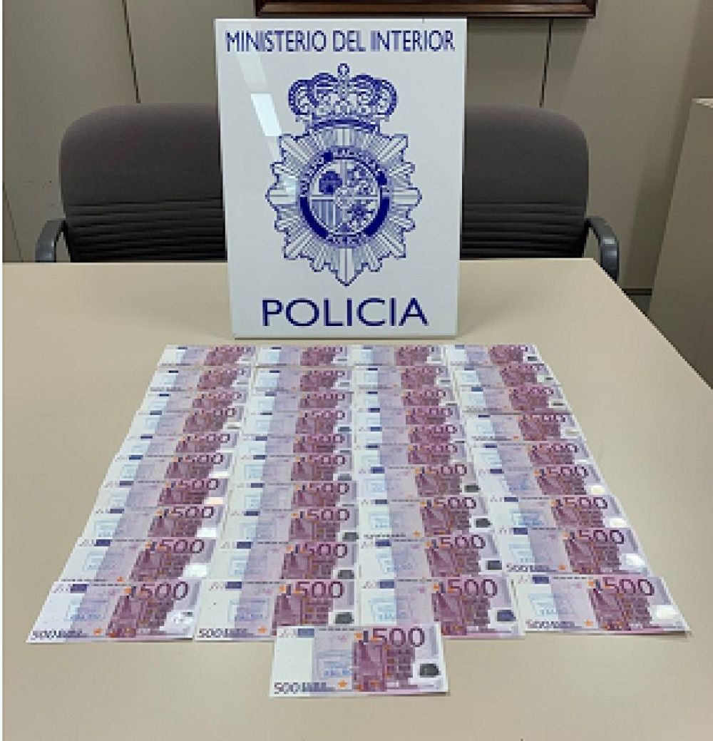 La Policía Nacional desarticula en Marbella una red de distribución de billetes falsos de 500 euros