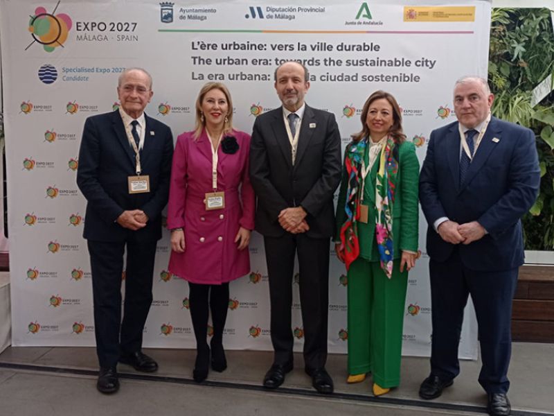 Carolina España defiende en París la candidatura de Málaga para la Exposición Internacional de 2027