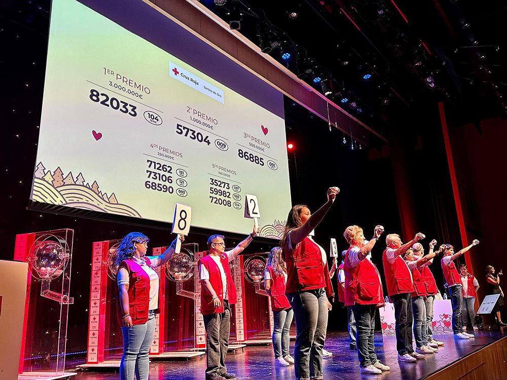 El Auditorio de la Diputación acoge el Sorteo de Oro de Cruz Roja