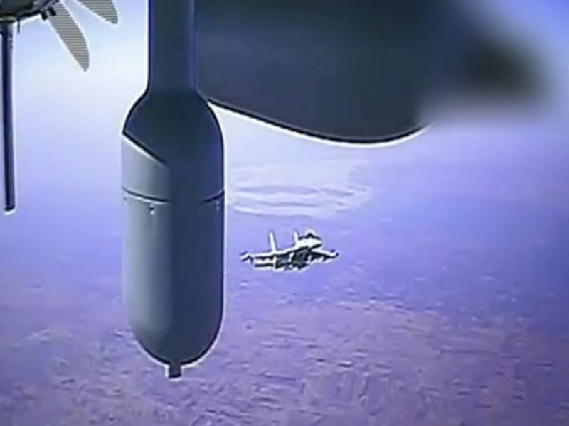 Un avión de combate ruso ataca a un dron estadounidense sobre Siria en el sexto incidente de este mes