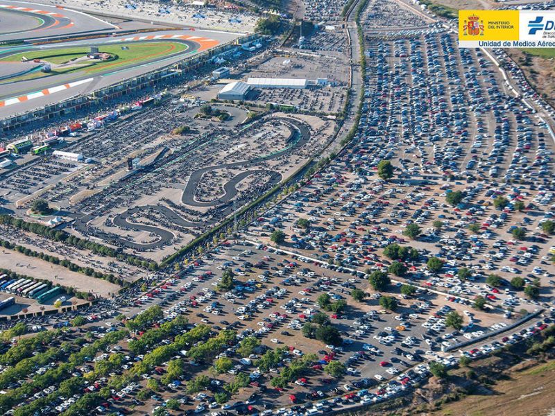 Medidas especiales con motivo del gran premio de Motociclismo de Cheste (Valencia)