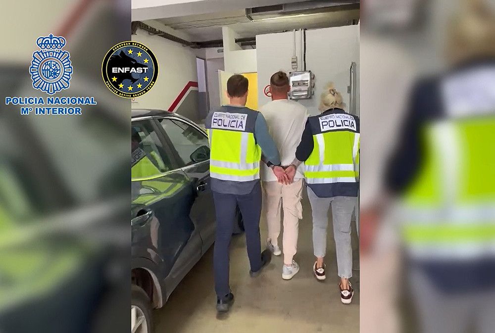La Policía Nacional detiene a un fugitivo buscado en Alemania por tráfico de drogas desde el 2020