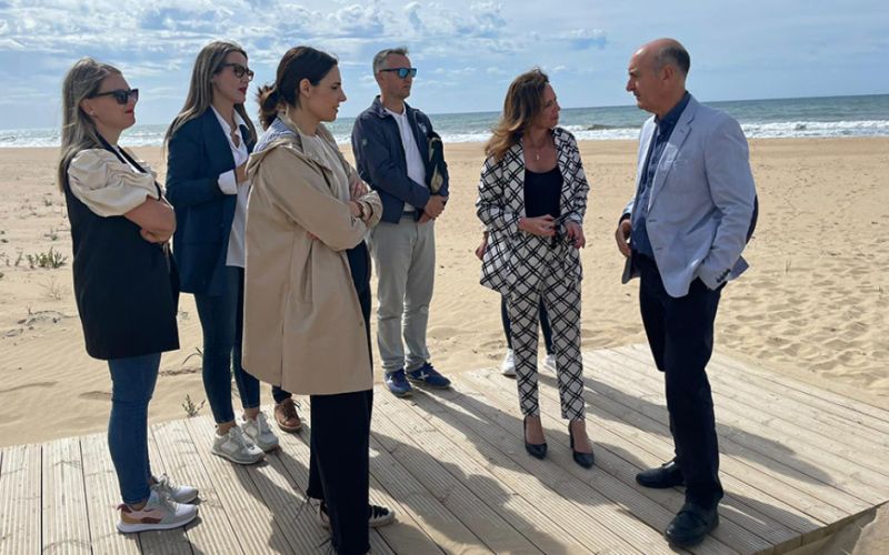 Rocío Díaz destaca la recuperación del patrimonio cultural del Real de la Almadraba de Nueva Umbría