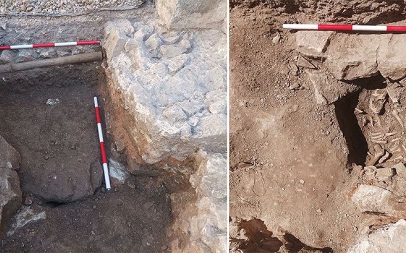 El Ministerio de Cultura concluye la excavación en San Pedro de Arlanza con el hallazgo de su muralla medieval