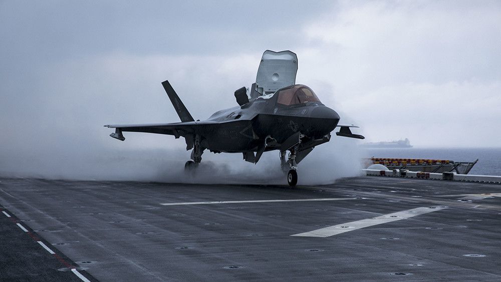 El Pentágono deja en tierra todos los F-35 de la Marina tras el último incidente con este tipo de caza