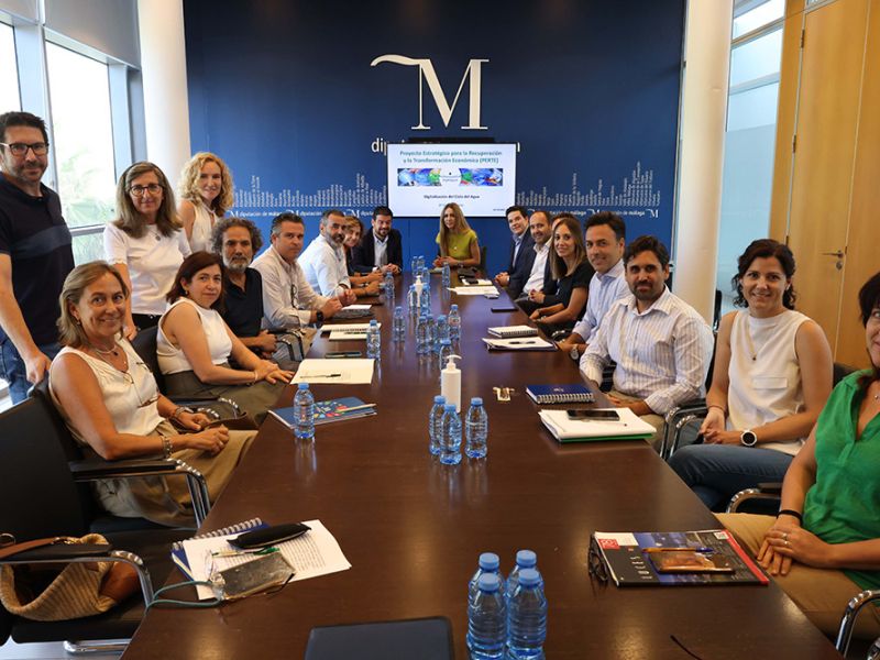 Constituido el grupo de trabajo en la Diputación para optar a ayudas del PERTE del Ciclo Integral de Agua