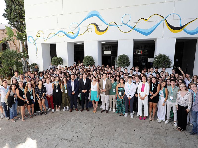 El Palacio de Congresos alberga un encuentro del Parlamento Europeo de los Jóvenes que reúne a más de 180 miembros