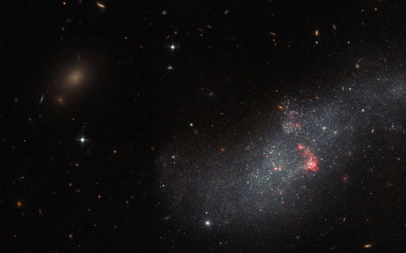 El Hubble observa una galaxia enana diminuta