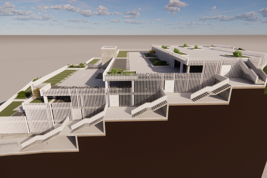 La Diputación concluye el proyecto de un edificio para 471 aparcamientos en la entrada al casco histórico de Ronda