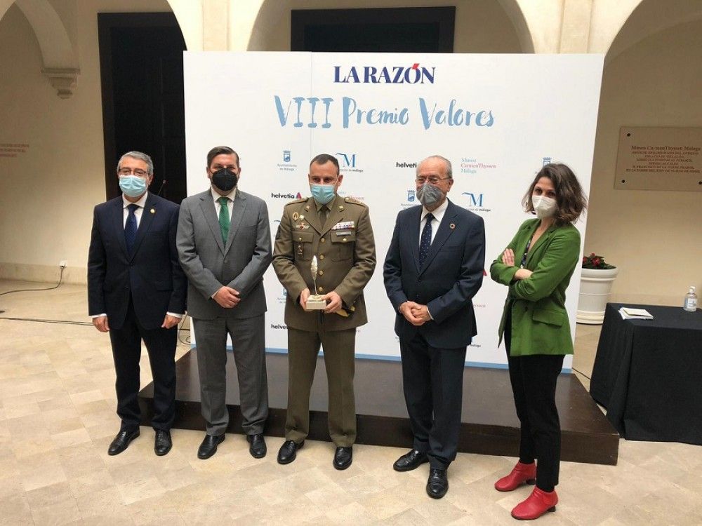 La Unidad Militar de Emergencias, distinguida hoy en los Premios Valores de La Razón entregados en Málaga