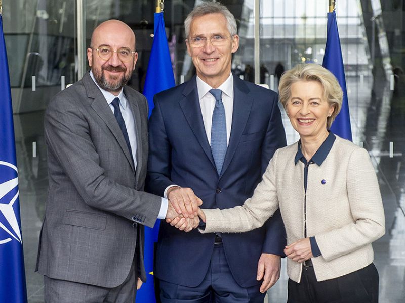 OTAN y Unión Europea firman la tercera declaración conjunta de cooperación