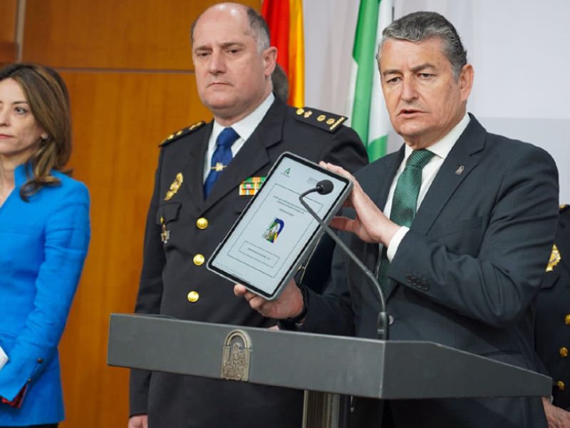 La Policía Adscrita esclareció el 90% de los incendios investigados en Andalucía durante el pasado año