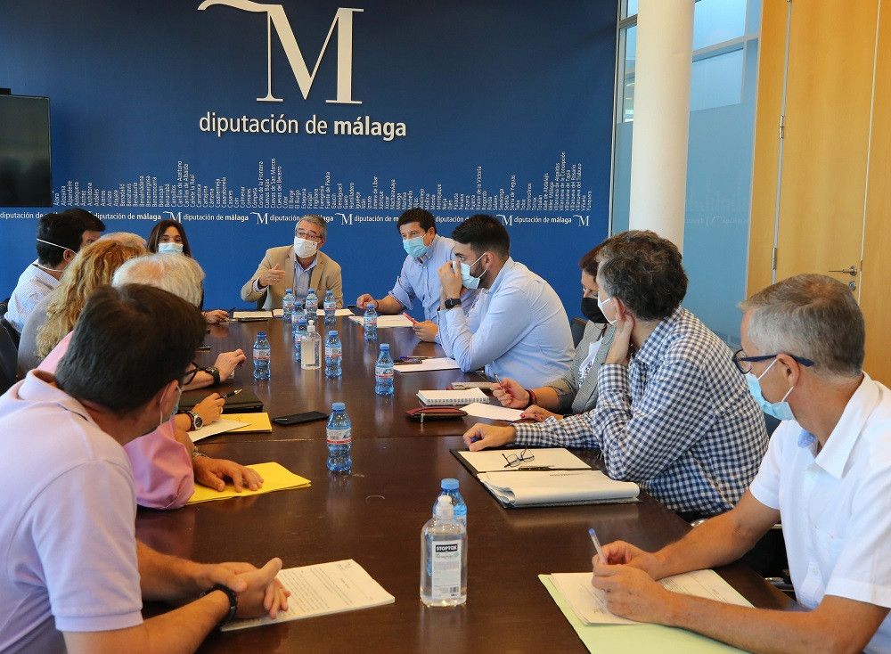 El presidente de la Diputación pide agilidad al Gobierno para concretar las ayudas a los afectados por el incendio de Sierra Bermeja