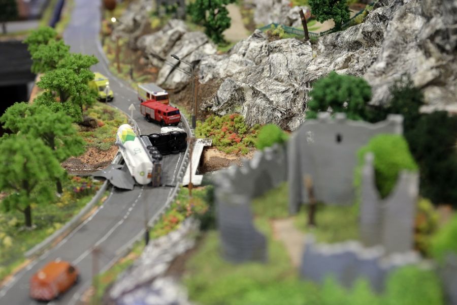 El Consorcio de Bomberos cuenta con una innovadora maqueta de 12 metros cuadrados para entrenar la estrategia en catástrofes