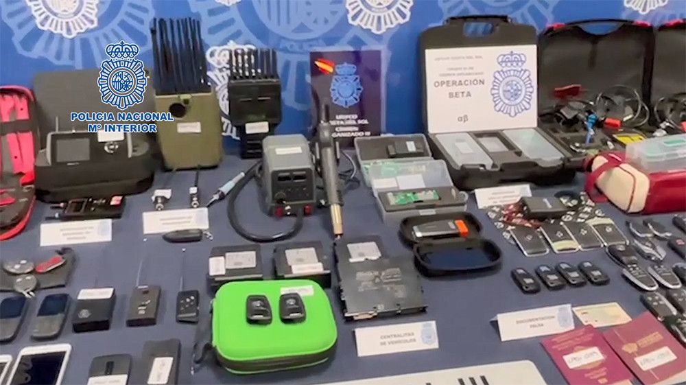 La Policía Nacional desarticula un entramado criminal dedicado al robo de vehículos de alta gama en la costa de Málaga para su posterior venta a narcos del Campo de Gibraltar