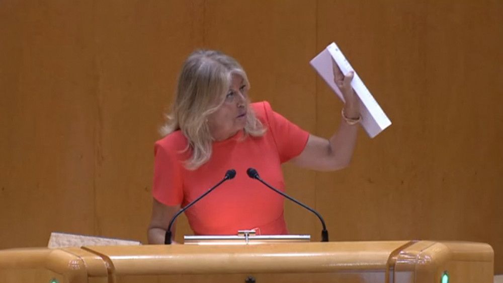 La alcaldesa reivindica en el Senado la necesidad urgente de que se acometan los proyectos de estabilización de las playas de Marbella y San Pedro Alcántara “tras cuatro años guardados en un cajón por el Gobierno socialista”