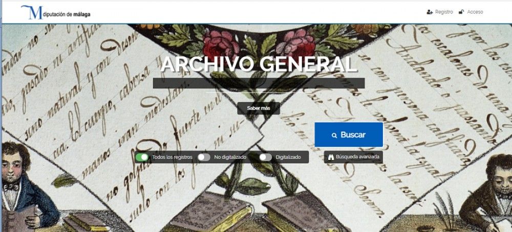 El Archivo General de la Diputación de Málaga estrena nuevo catálogo en línea con más de 65.000 registros ordenados por municipios