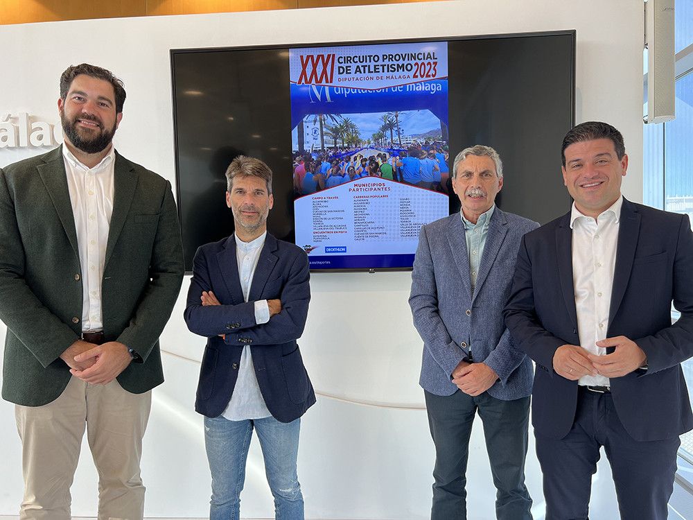 Un total de 45 pruebas componen el calendario del XXXI Circuito Provincial de Atletismo de la Diputación de Málaga