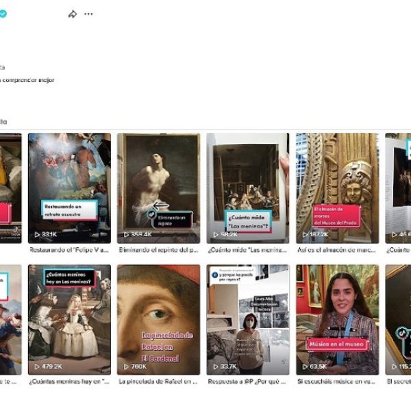 El TikTok del Museo del Prado, candidato a la mejor iniciativa mundial de Arte y Cultura
