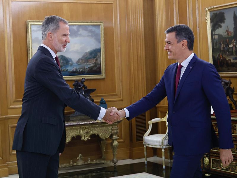 El rey propone a Pedro Sánchez como candidato a la Presidencia del Gobierno