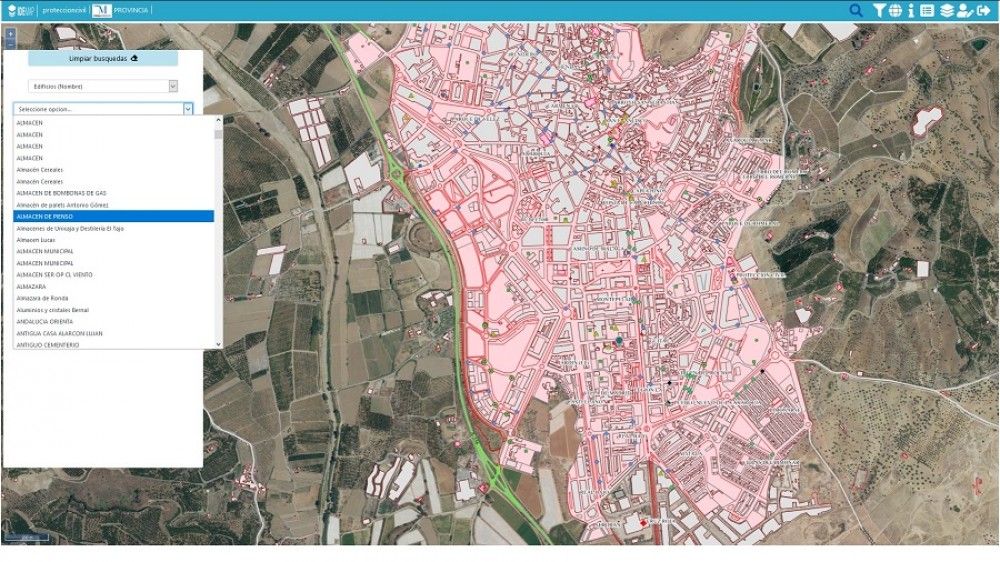 La Diputación recopila en una aplicación los recursos e infraestructuras de la provincia para ponerlos a disposición de las autoridades sanitarias