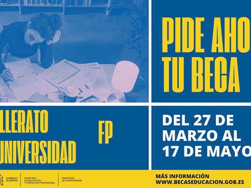 Abierta la convocatoria de becas 2023-2024, con un presupuesto de 2.520 millones de euros