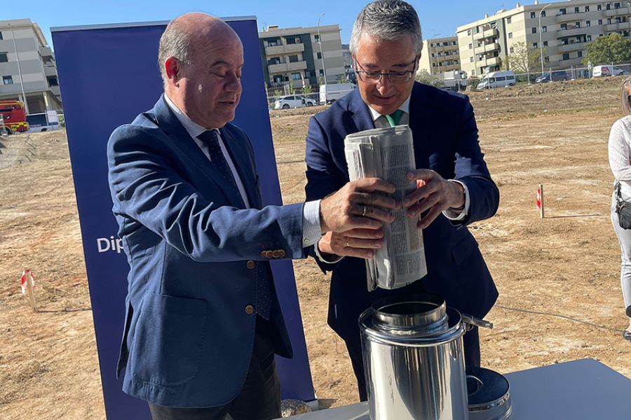 Comienzan las obras del nuevo parque de bomberos de Antequera con una inversión de la Diputación de 2,4 millones de euros