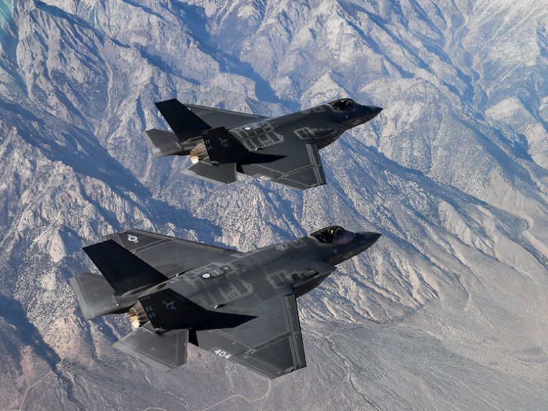 Estados Unidos busca un caza F-35, desaparecido tras eyectarse el piloto