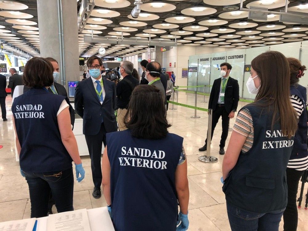 Comienzan a aplicarse las medidas sanitarias de control de los vuelos internacionales