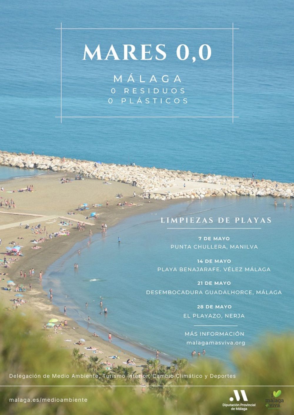 La Diputación desarrolla este mes una campaña para mantener las playas limpias de plásticos y residuos