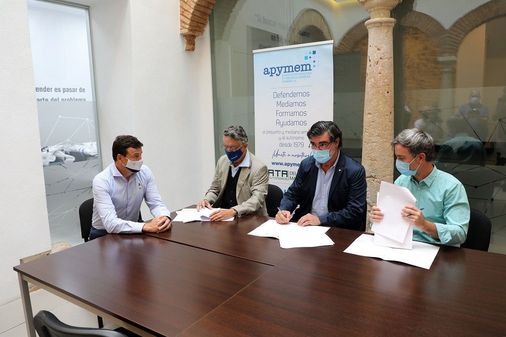 Convenio de colaboración entre Apymem, Elefantes Solidarios y Arrabal para potenciar la economía social