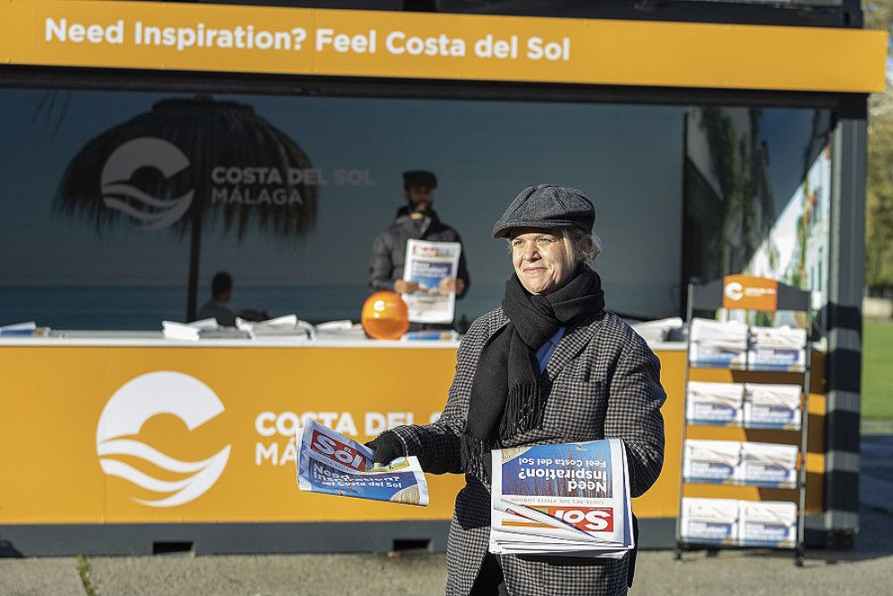 Costa del Sol despliega en Londres una original acción promocional y una campaña digital que espera alcanzar 2,5 millones de impactos