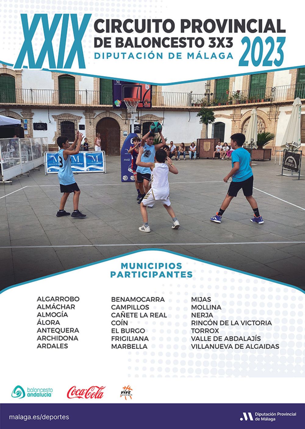El Circuito Provincial de Baloncesto 3X3 de la Diputación inicia este fin de semana su recorrido por más de veinte municipios
