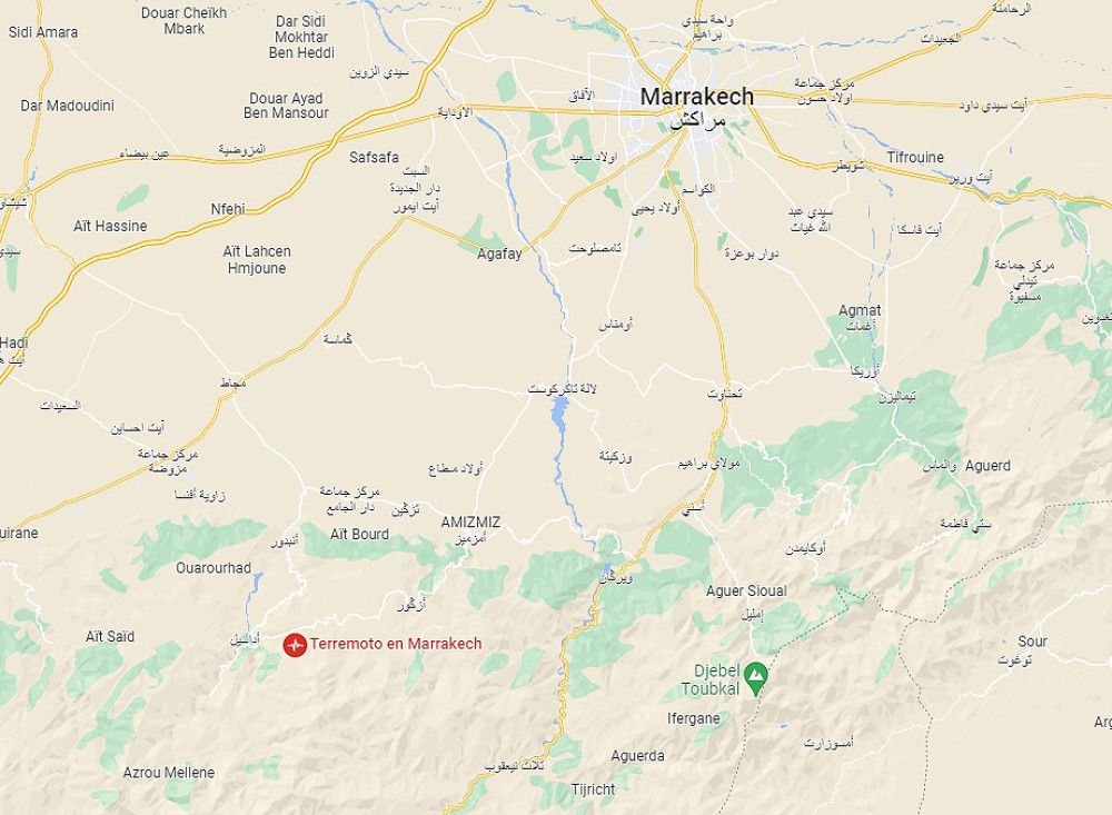 El número de víctimas mortales por el terremoto en Marruecos se acerca al millar