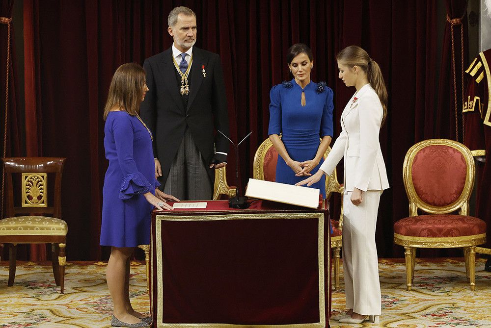 La princesa de Asturias jura la Constitución ante las Cortes Generales